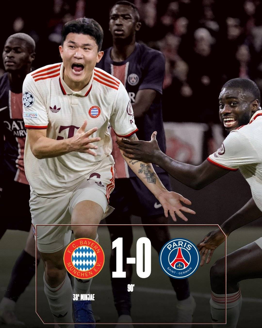 包含拜仁慕尼黑被巴黎圣日耳曼击败，遭遇挫折的词条